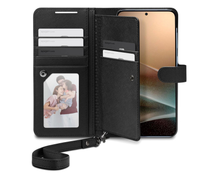 Etui / obudowa na smartfona Spigen Wallet ”S” do Samsung Galaxy S25+ Plus Black
